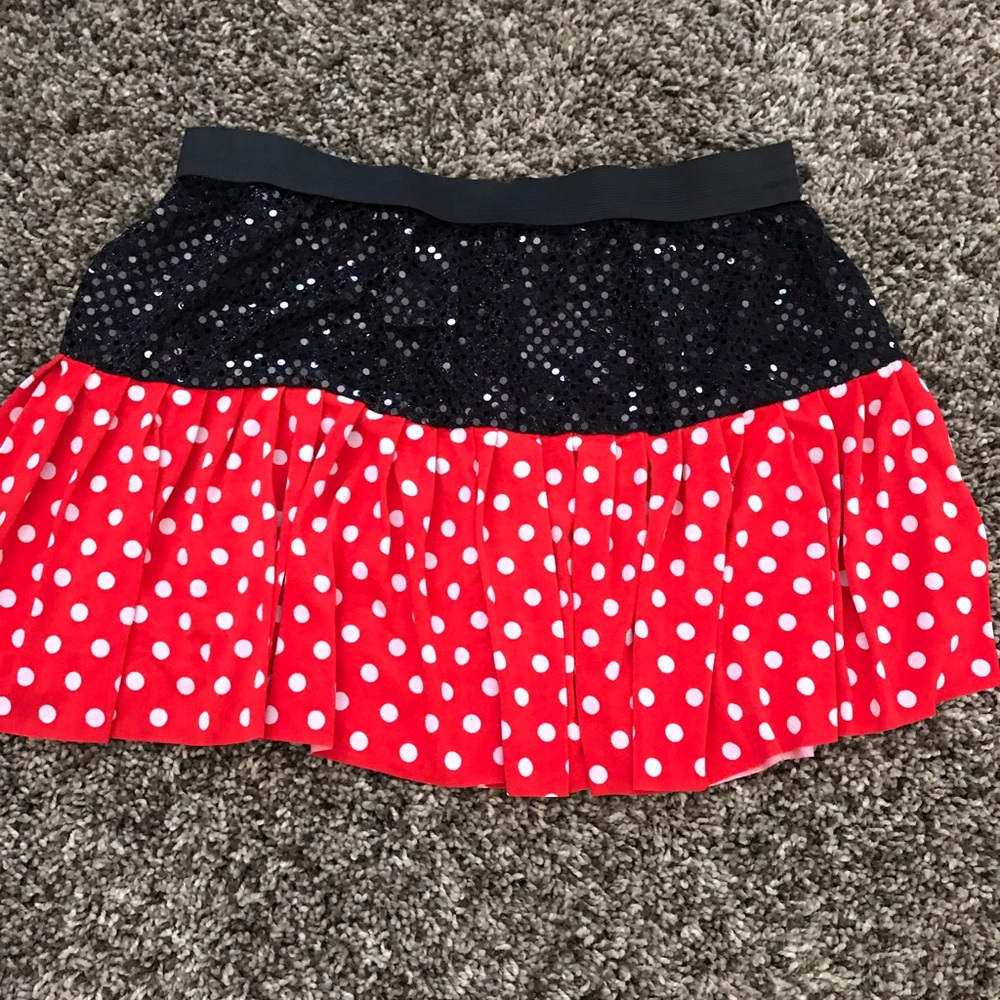 Minnie Mouse inspired running skirt